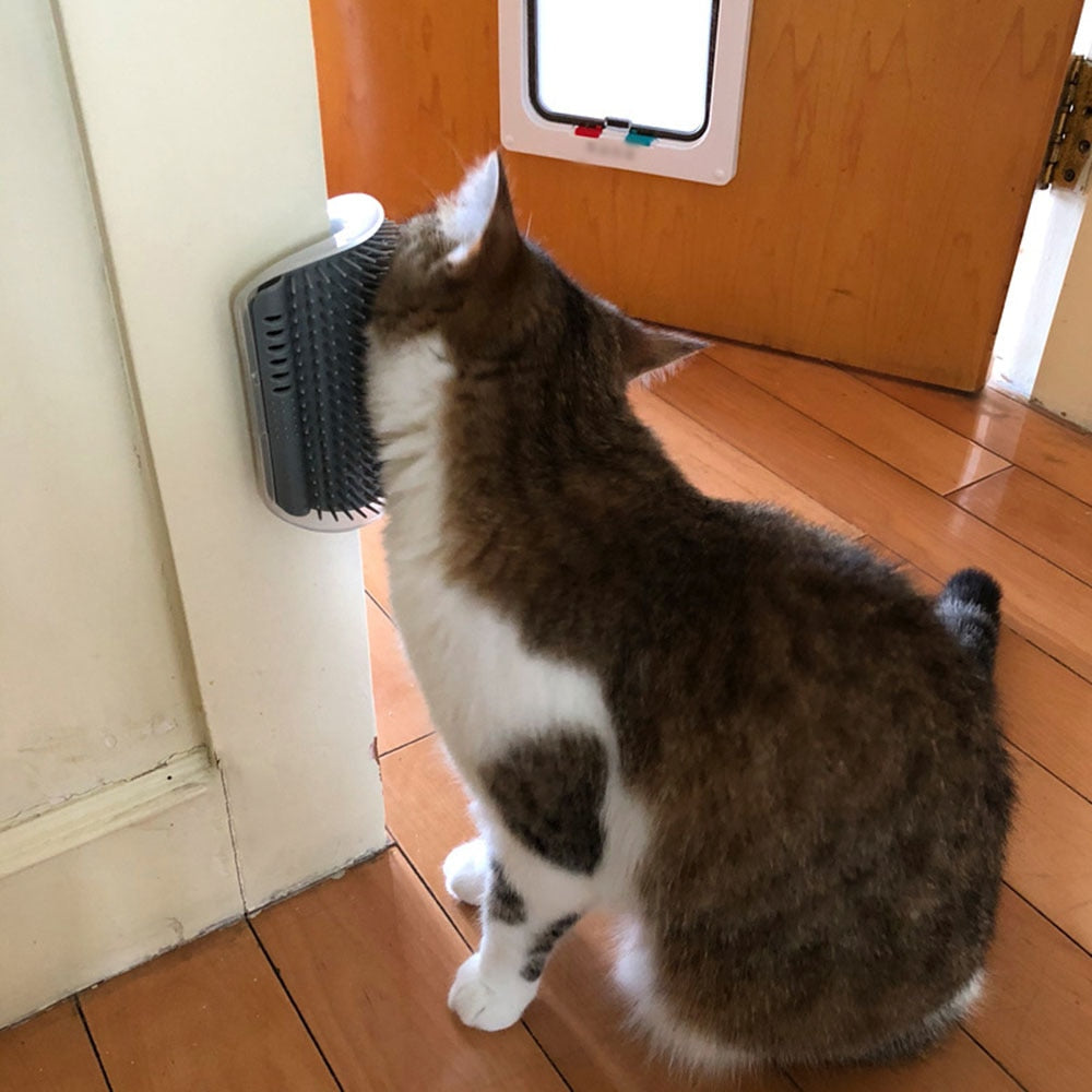 TEEK - Cat Groomer Brush w/Catnip PET SUPPLIES theteekdotcom   
