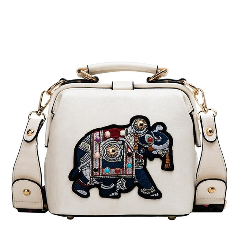 TEEK - Embroidered Elephant Bag BAG theteekdotcom   
