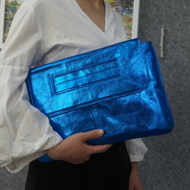TEEK - Wristband Envelope Clutch Bag BAG theteekdotcom blue  