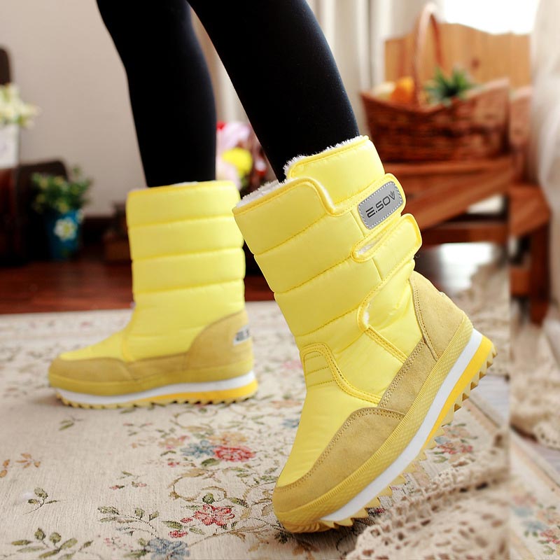 TEEK - Weatherproof Snow Boots SHOES theteekdotcom 6.5 US / Asian 6 Yellow 