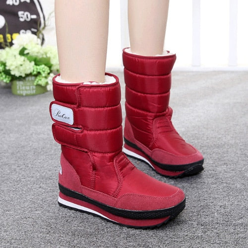 TEEK - Weatherproof Snow Boots SHOES theteekdotcom 6 US / Asian 5 Wine Red 