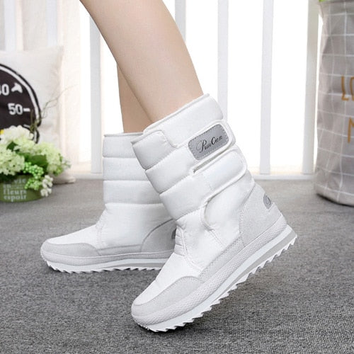 TEEK - Weatherproof Snow Boots SHOES theteekdotcom White 6 US / Asian 5 