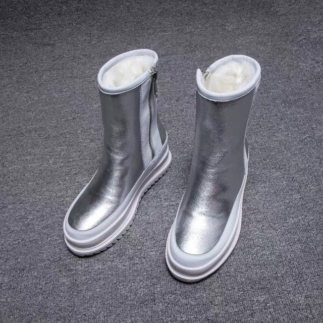 TEEK - Winter Luna Boots SHOES theteekdotcom Silver 6.5 