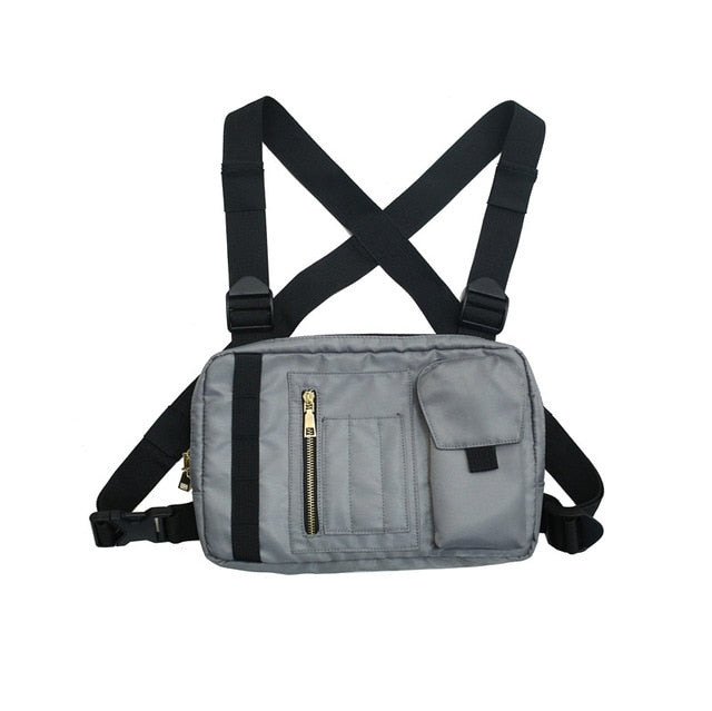 TEEK - Vest Chest Bag BAG theteekdotcom G212 gray  