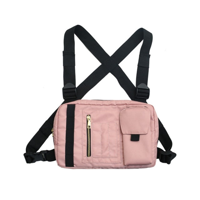 TEEK - Vest Chest Bag BAG theteekdotcom G212 pink  
