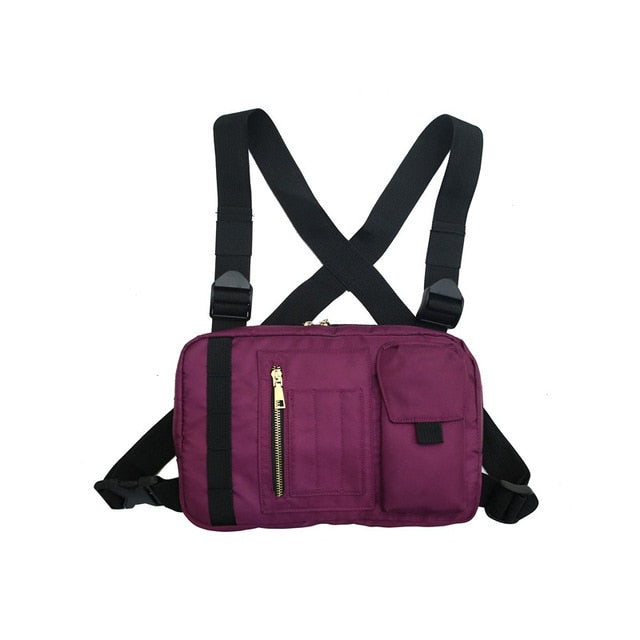 TEEK - Vest Chest Bag BAG theteekdotcom G212 purple  