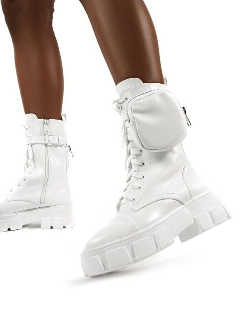TEEK - Baggin Boots SHOES theteekdotcom white 9 