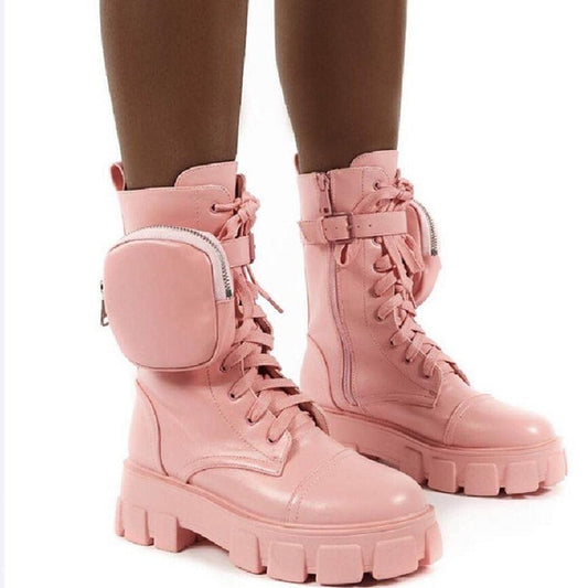 TEEK - Baggin Boots SHOES theteekdotcom pink 8.5 
