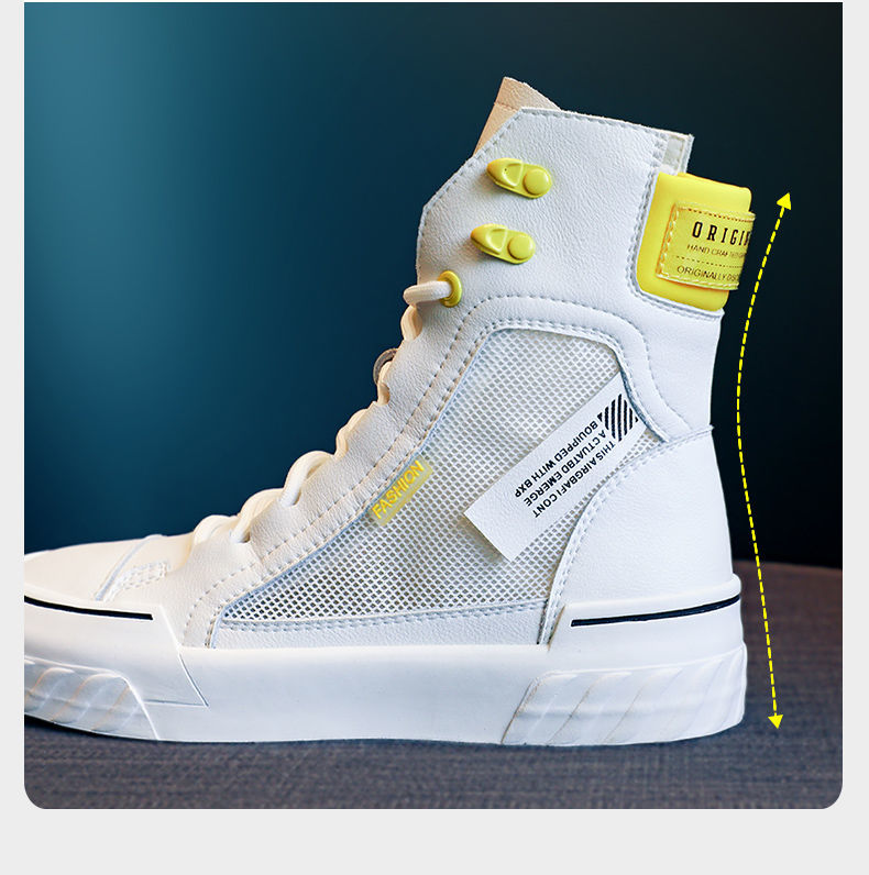 TEEK - Canvas Lace Up High-top Sneakers SHOES theteekdotcom   