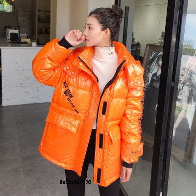 TEEK - Dope Down Oversized Jacket JACKET theteekdotcom orange One Size 