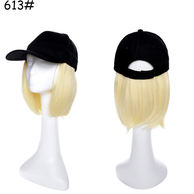 TEEK - Detachable Straight Bob Baseball Cap Wig HAIR theteekdotcom 613 6inches 