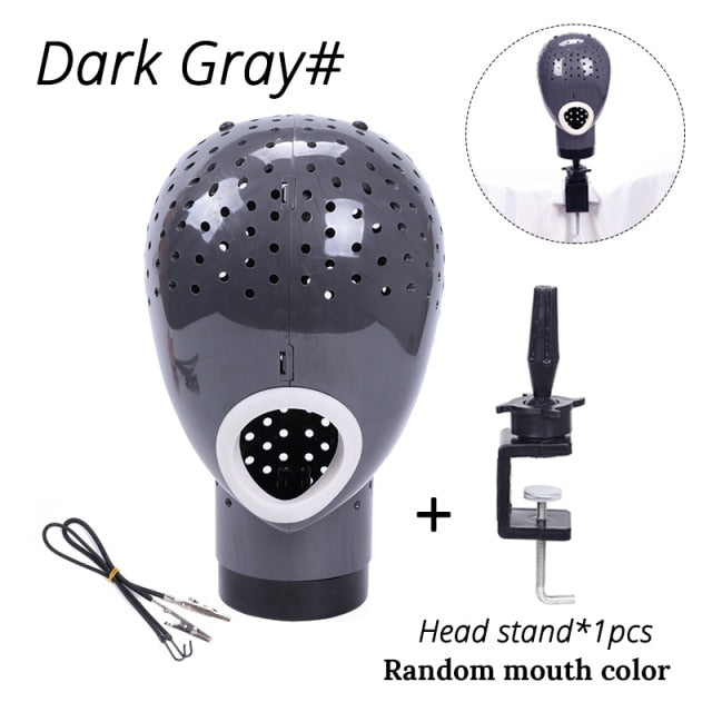 TEEK - Wig Drying Assistant Stand HAIR SUPPLIES theteekdotcom Dark Gray And Stand  