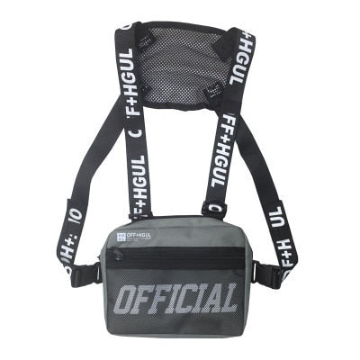 TEEK - Functional Tactical Chest Bag | Various Styles BAG theteekdotcom 7104-gray  