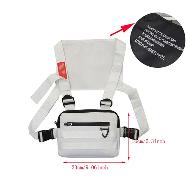 TEEK - Functional Tactical Chest Bag | Various Styles BAG theteekdotcom 0274-white  