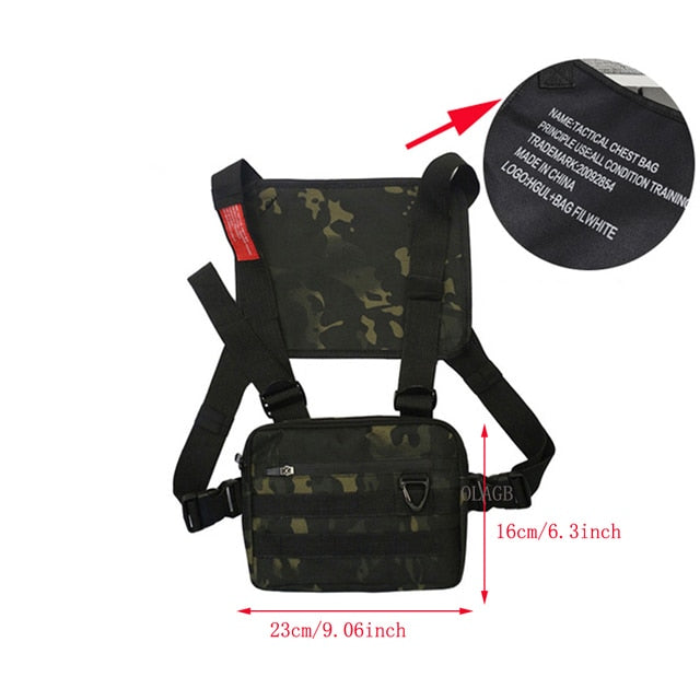 TEEK - Functional Tactical Chest Bag | Various Styles BAG theteekdotcom 0274-camouflage  