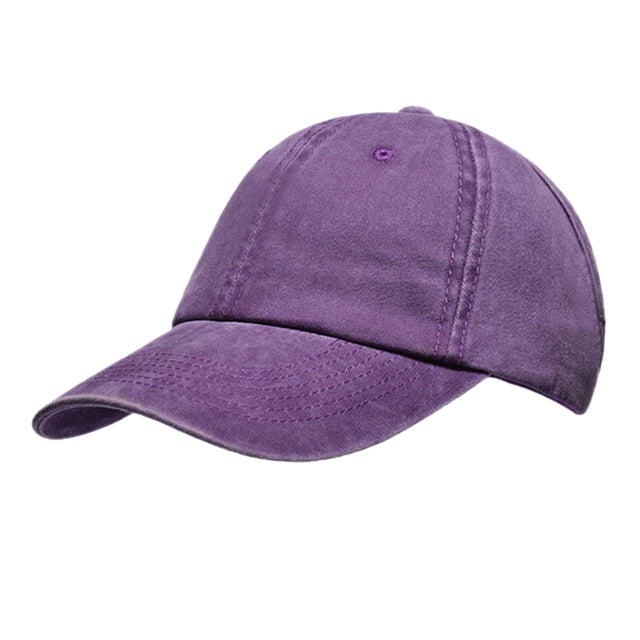 TEEK - Puff Back Baseball Cap HAT theteekdotcom Purple  