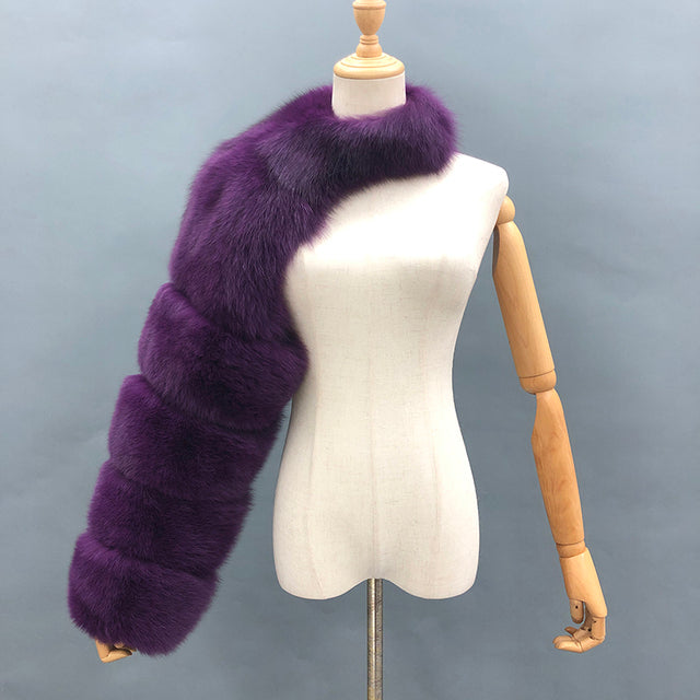 TEEK - Luxury Fluff Sleeve JACKET theteekdotcom 1-purple One Size 