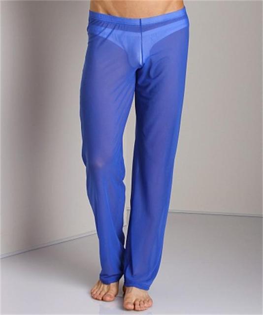 TEEK - Sheer Stretch Sleepwear Pants LINGERIE theteekdotcom blue L 