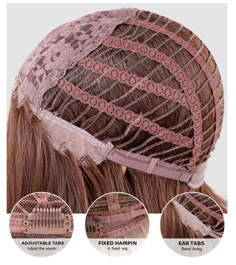 TEEK - Variety of Synth Natural Bang Wigs HAIR theteekdotcom   