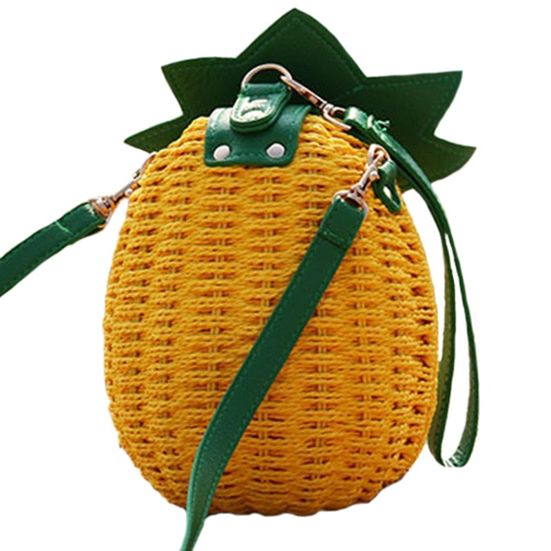 TEEK - Straw Pineapple Purse BAG theteekdotcom   